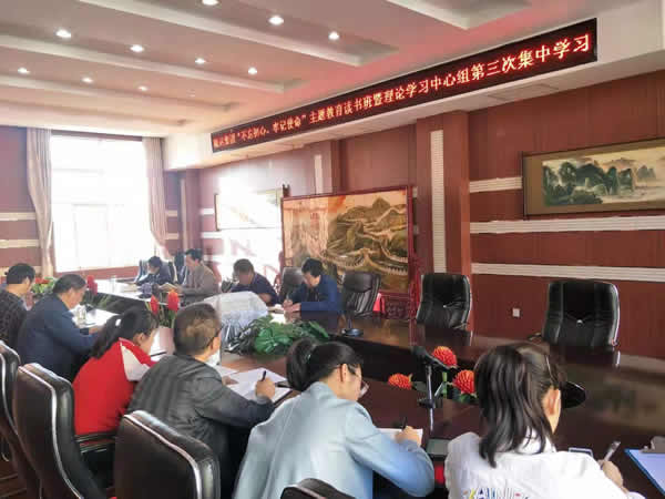 隴運集團公司召開“不忘初心、牢記使命”主題教育讀書班暨理論學習中心組第三次、第四次集中學習會議