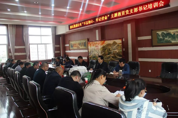 隴運(yùn)集團(tuán)公司召開“不忘初心、牢記使命”主題教育黨支部書記培訓(xùn)會(huì)